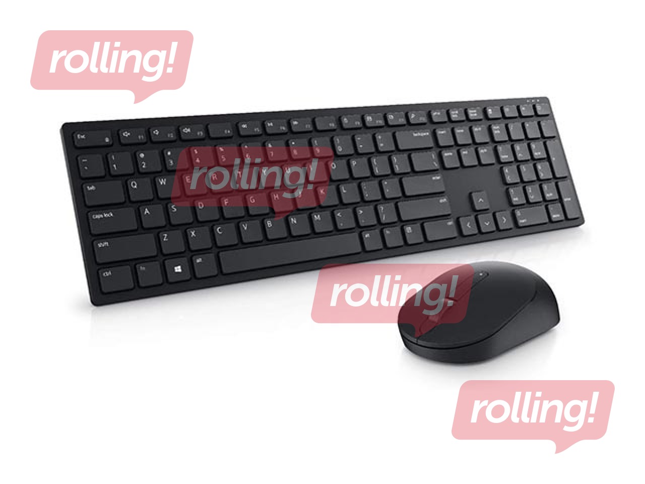Keyboard and mouse Dell Pro KM5221W, wireless (2.4 GHz), US international
