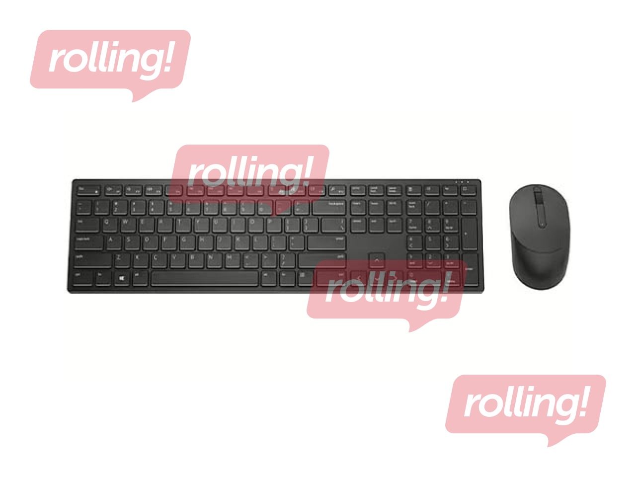 Беспроводной комплект клавиатуры и мыши Dell Pro KM5221W, ENG/RUS