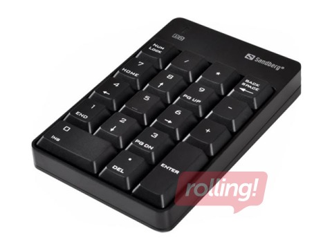 Беспроводная цифровая клавиатура Sandberg Numeric 2, 2,4 ГГц