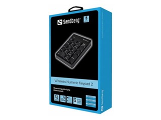 Беспроводная цифровая клавиатура Sandberg Numeric 2, 2,4 ГГц