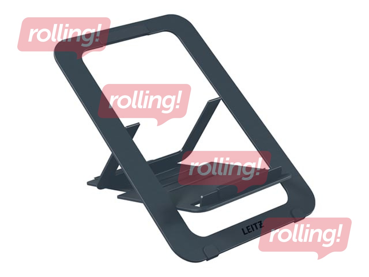 Paliktnis portatīvajam datoram Leitz Ergo, ultra-flat, alumīnija, regulējams