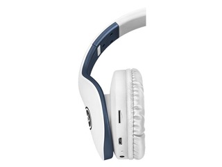 Wireless stereo headset Defender FreeMotion B525 white+blue, Bluetooth