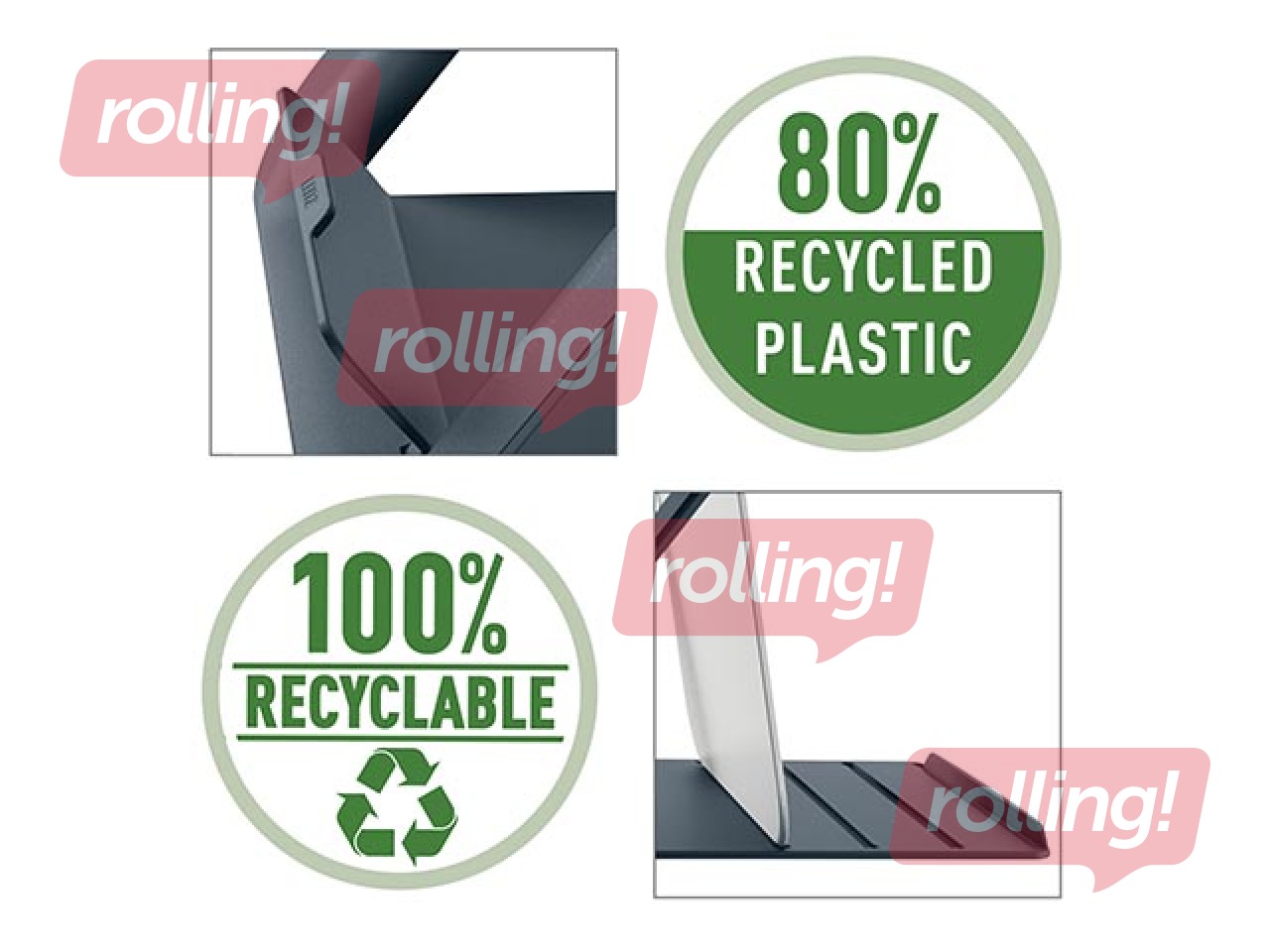 Paliktnis portatīvajam datoram Leitz Ergo Cosy, regulējams