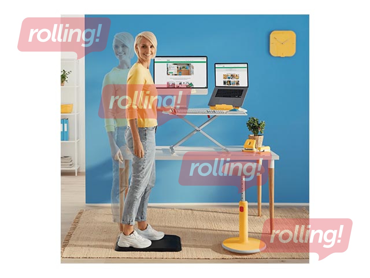 Paliktnis portatīvajam datoram Leitz Ergo Cosy, regulējams