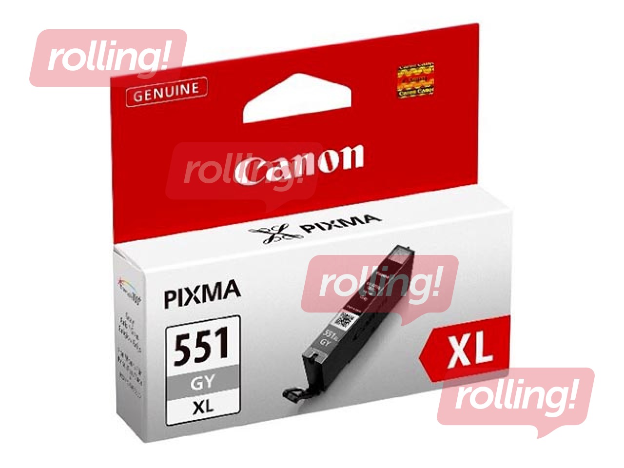 Tintes kasete Canon CLI-551 XL, pelēka, 11ml