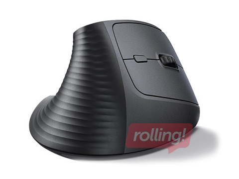 Bezvadu datorpele UGREEN vertikālā 2.4 GHz/Bluetooth 5.4, melna