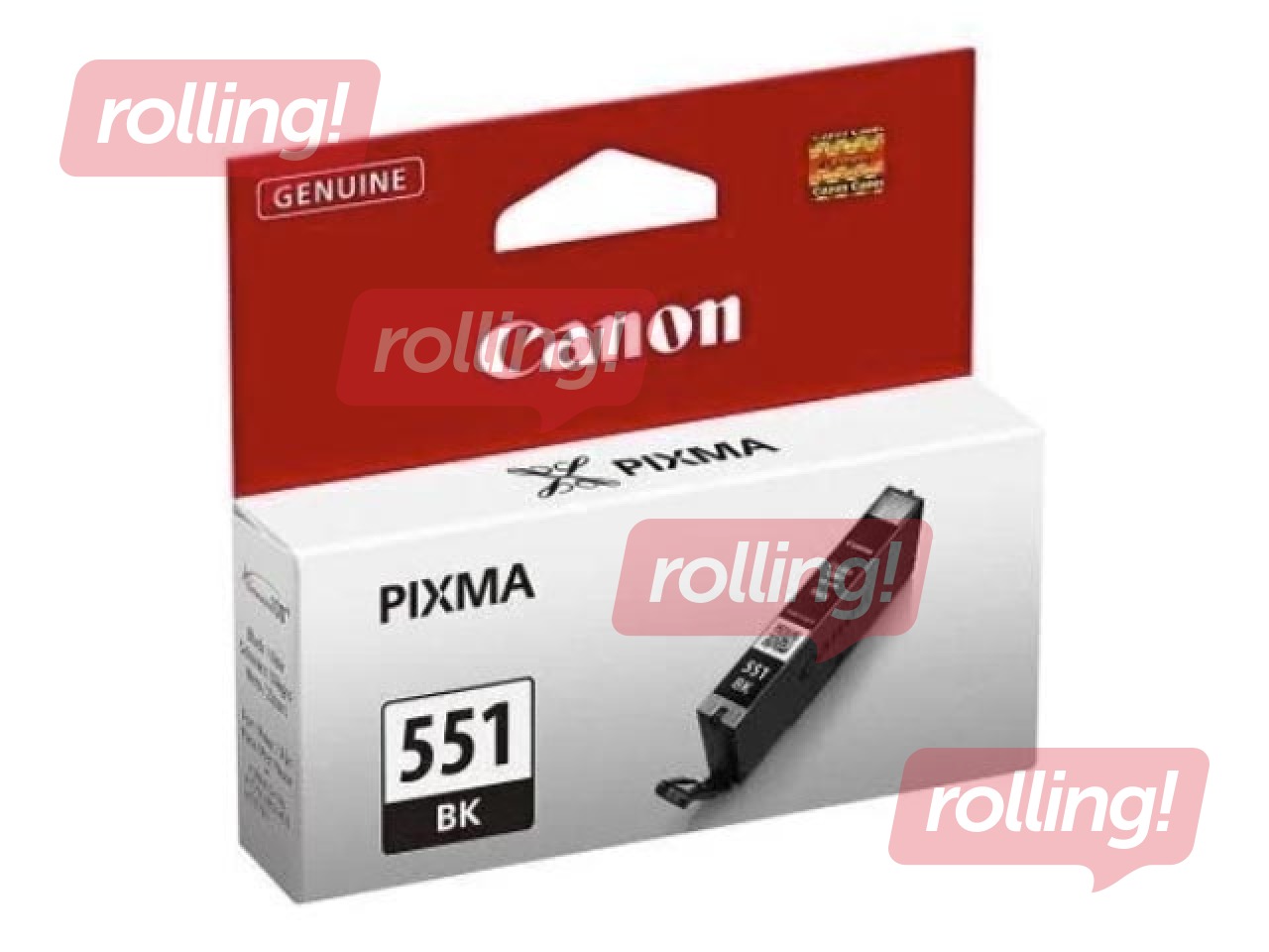 Tintes kasete Canon CLI-551, melna, 7ml