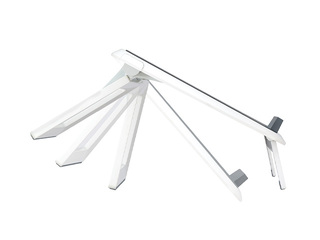 Portatīvā datora paliktnis Fellowes I-Spire Series, balts, līdz 17”