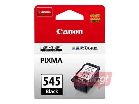 Tintes kasete CANON PG-545 , melna (180 lpp)