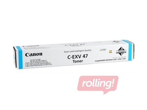 Tonera tūba Canon C-EXV47, ciānzila (21500 lpp.)