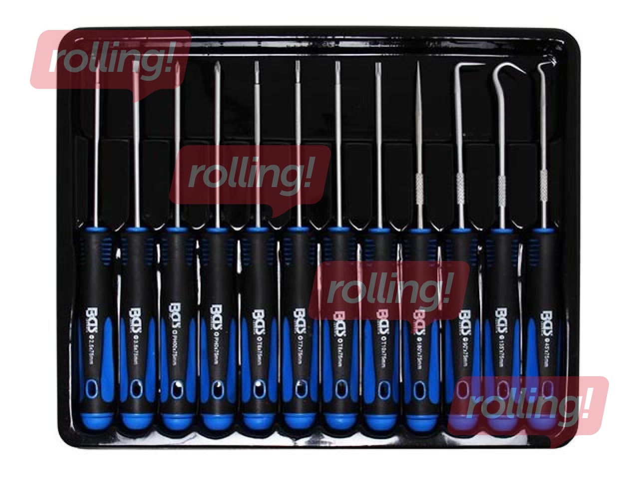 Smalko skrūvgriežu un āķu komplekts 12gab