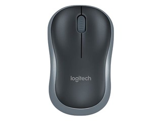 LOGITECH M185 Cordless Notebook Mouse USB black grey