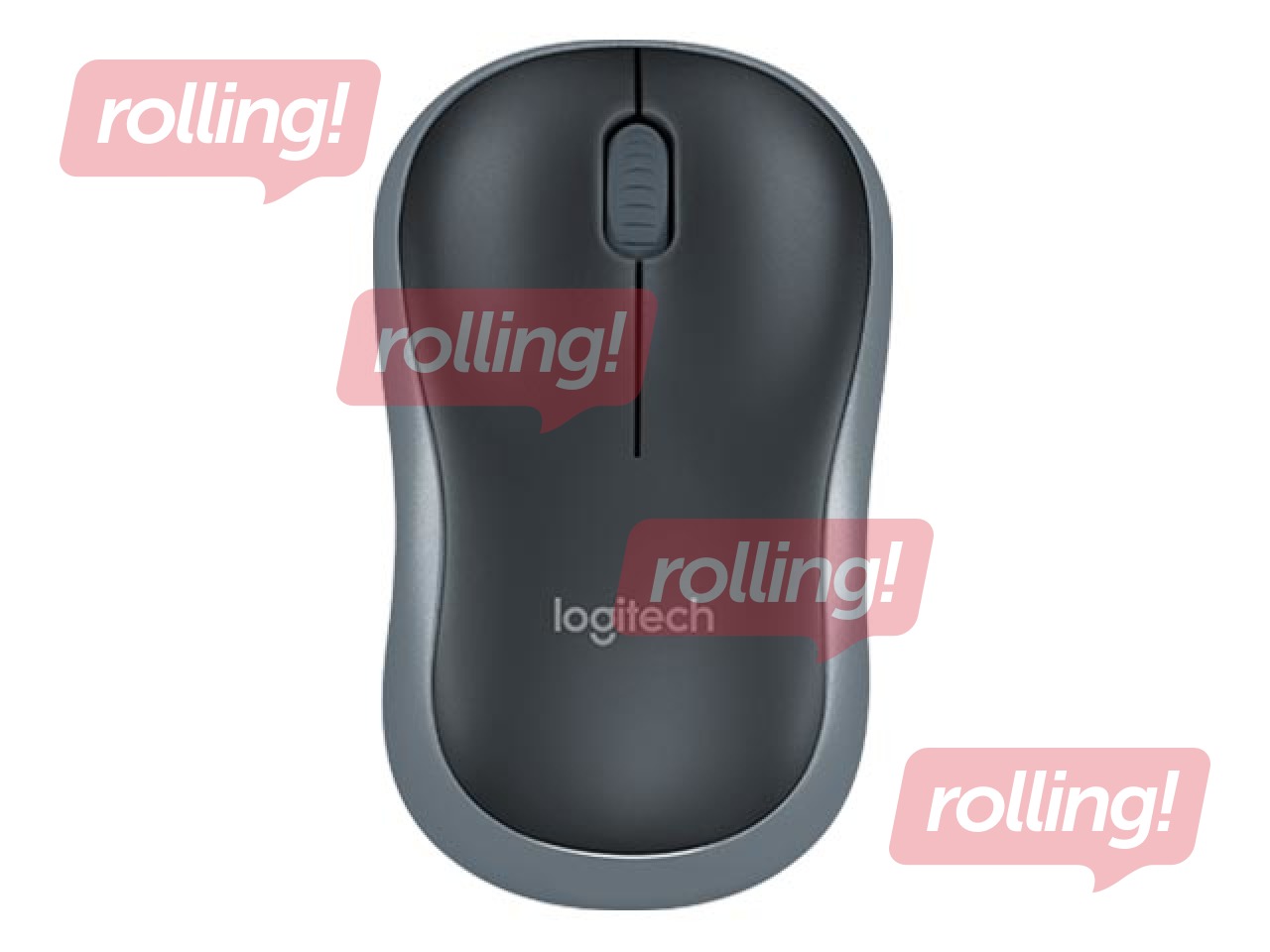 LOGITECH M185 Cordless Notebook Mouse USB black grey