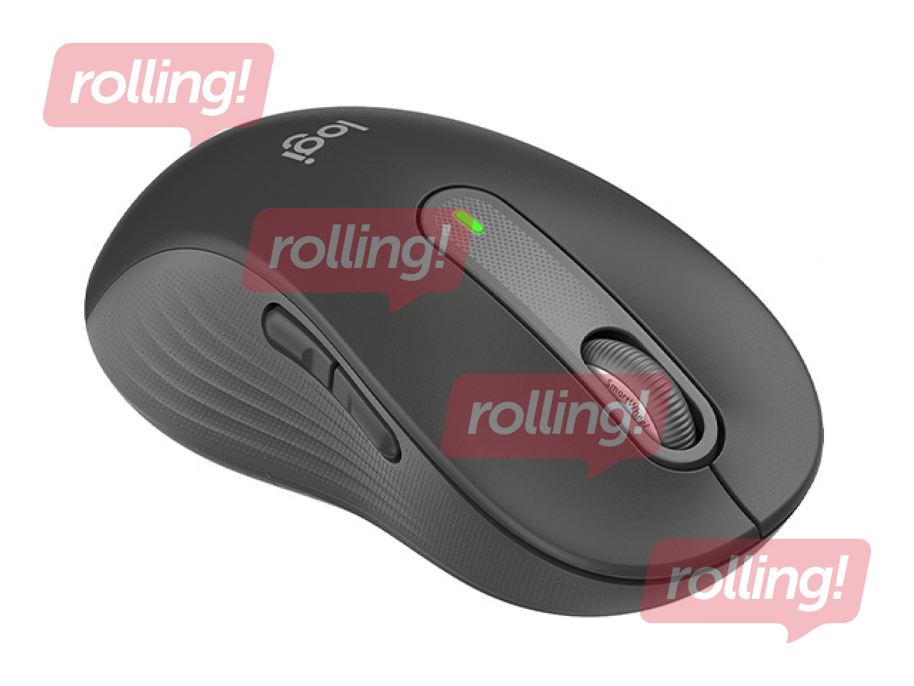 Bezvadu datorpele Logitech Signature M650 L, kreiļiem, pelēka