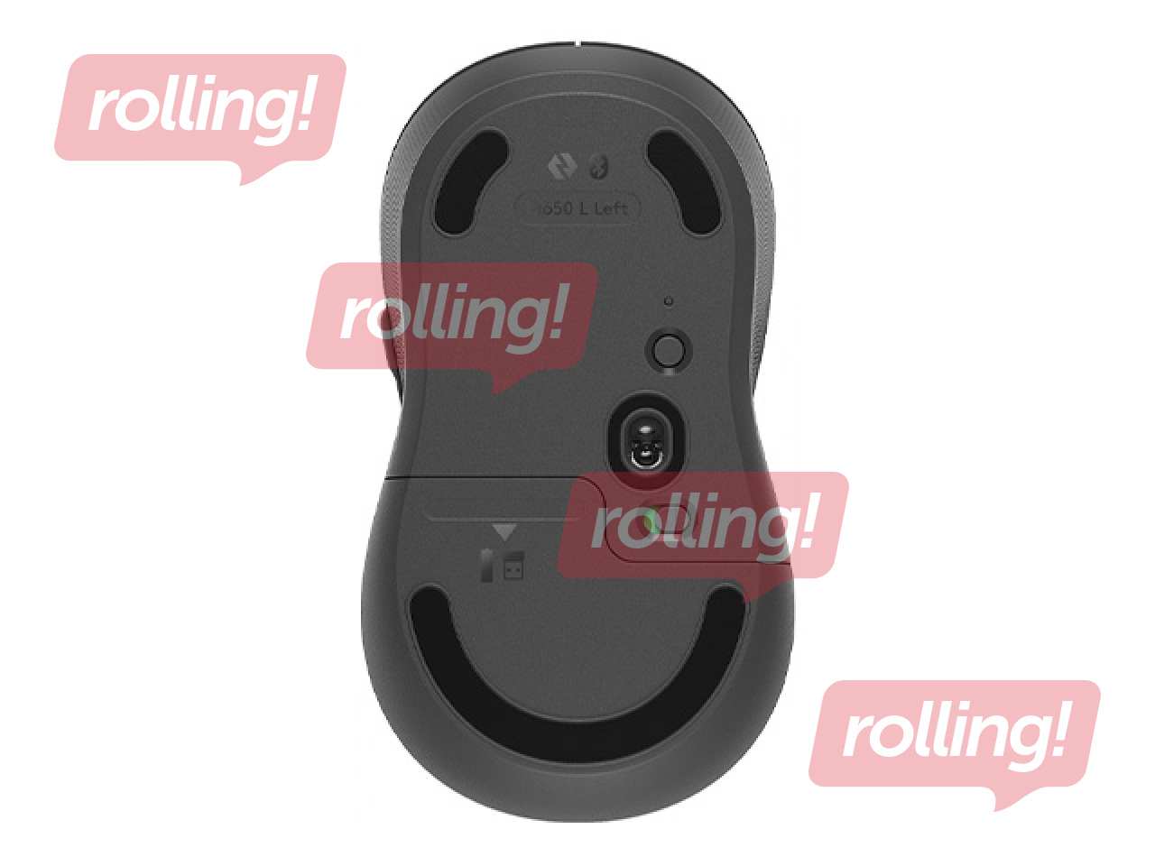 Bezvadu datorpele Logitech Signature M650 L, kreiļiem, pelēka