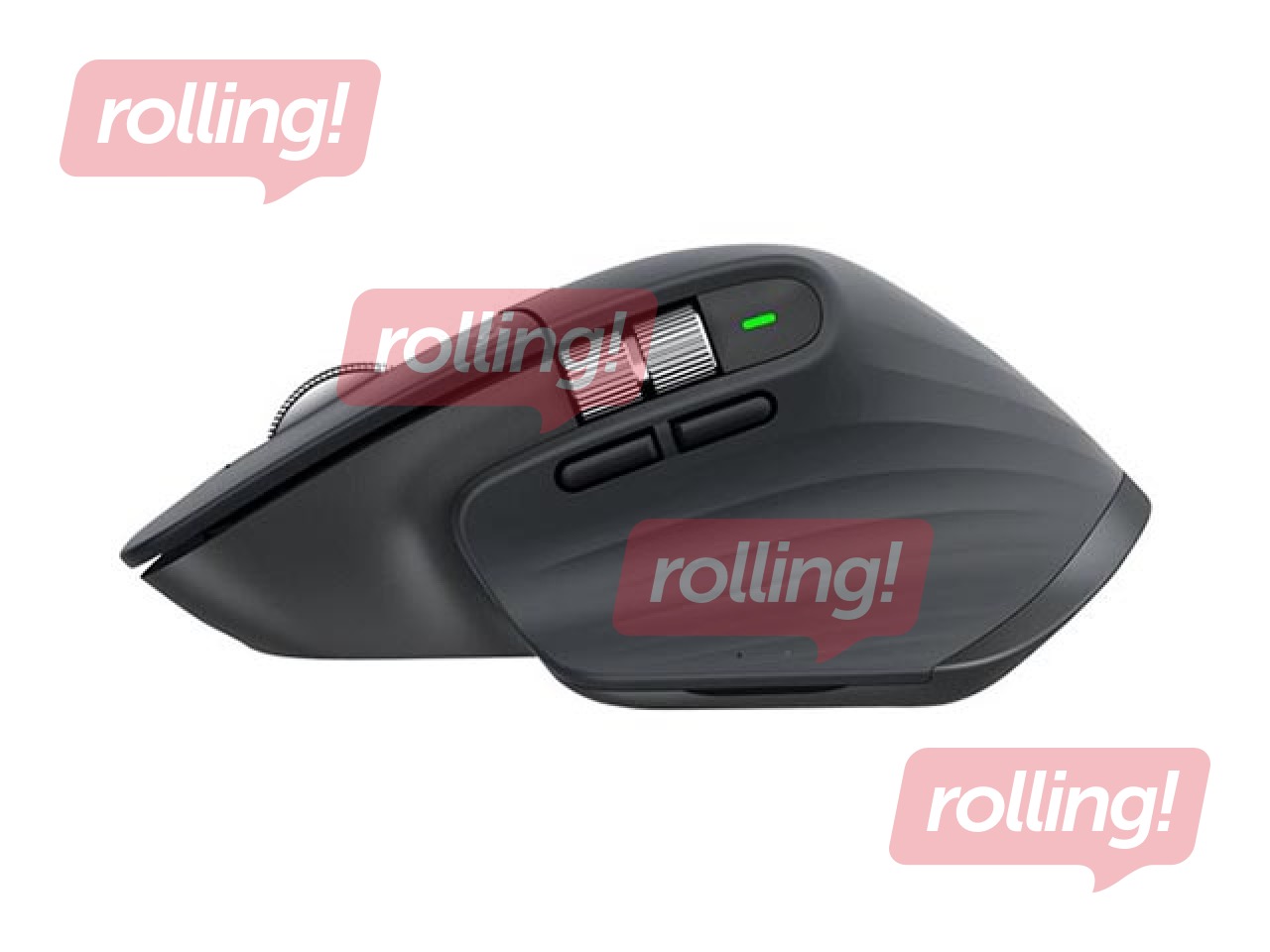 Logitech MX Master 3S wireless mouse, Bluetooth, Graphite