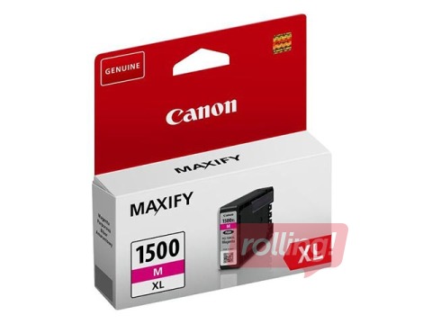 Tintes kasete Canon PGI-1500XLM, fuksīna sarkana (1200 lpp)