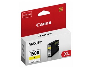 Tintes kasete Canon PGI-1500XLY, dzeltena (1200 lpp)