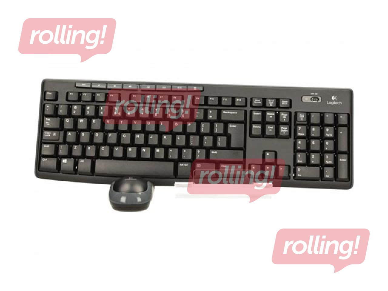 LOGITECH Беспроводной комплект клавиатура + мышь MK270