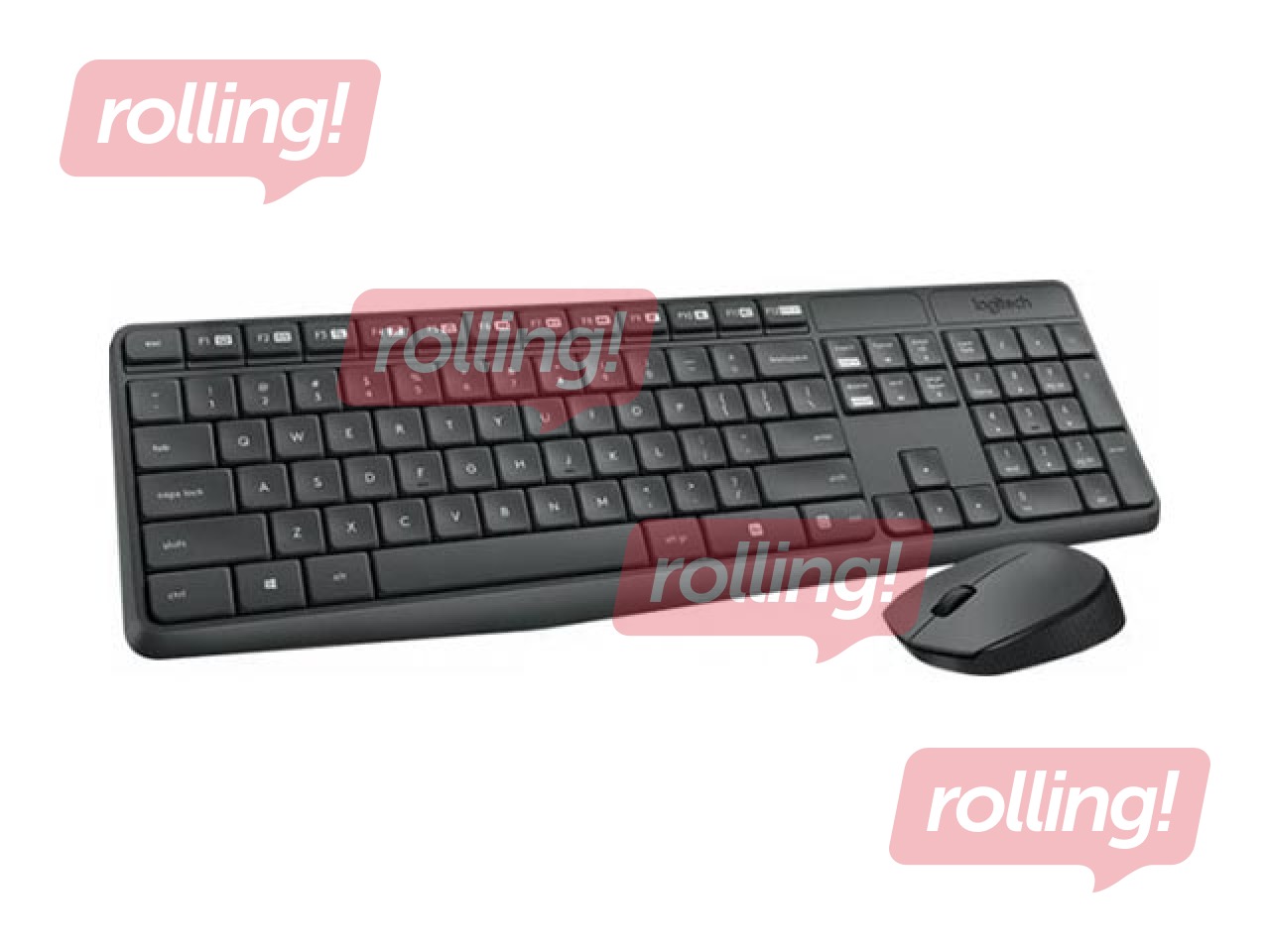 Bezvadu klaviatūras komplekts Logitech MK235, ENG