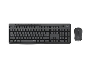 Keyboard and Mouse Logitech, MK295, Silent Combo, Wireless, US Int, Graphite