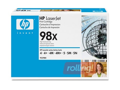 Tonera kasete HP LJ 4/ 5, melna, (8800 lpp.)