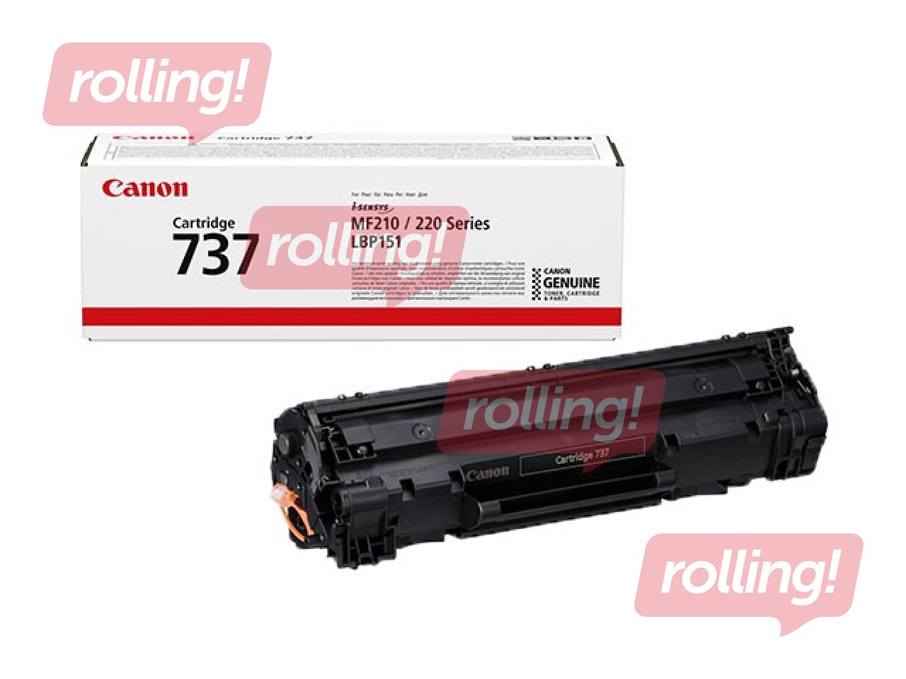 Toner cartridge Canon 737, black, (2400 pgs)