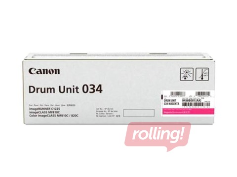 Fotocilindrs Canon 034, Fuksīna Sarkans (34000 lpp)