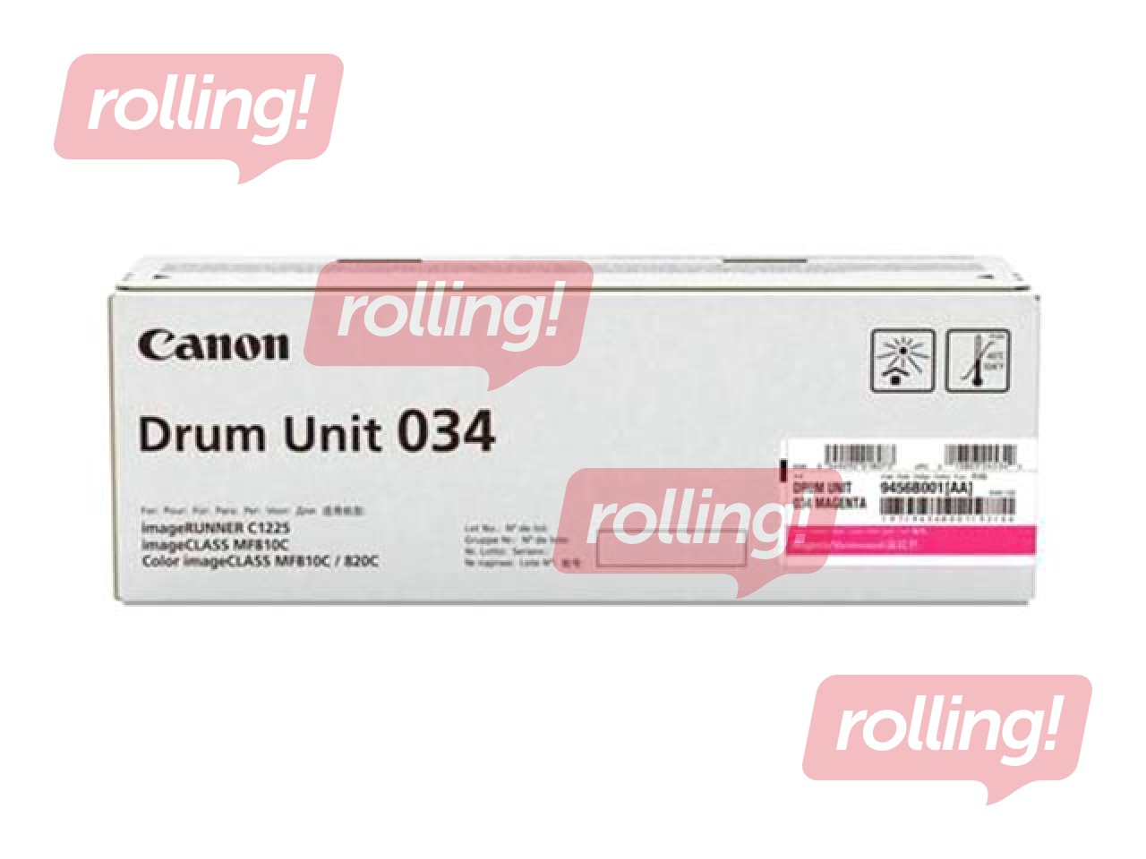 Fotocilindrs Canon 034, Fuksīna Sarkans (34000 lpp)