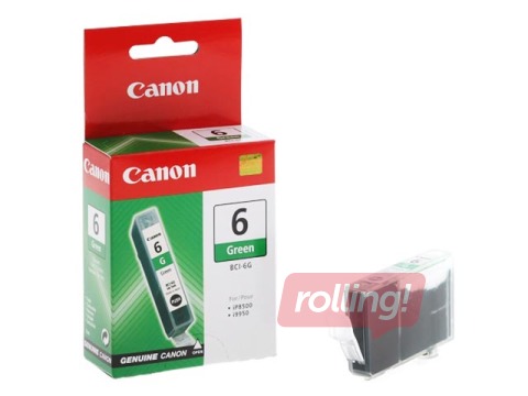 Tintes kasete Canon BCI-6, zaļa, 13ml