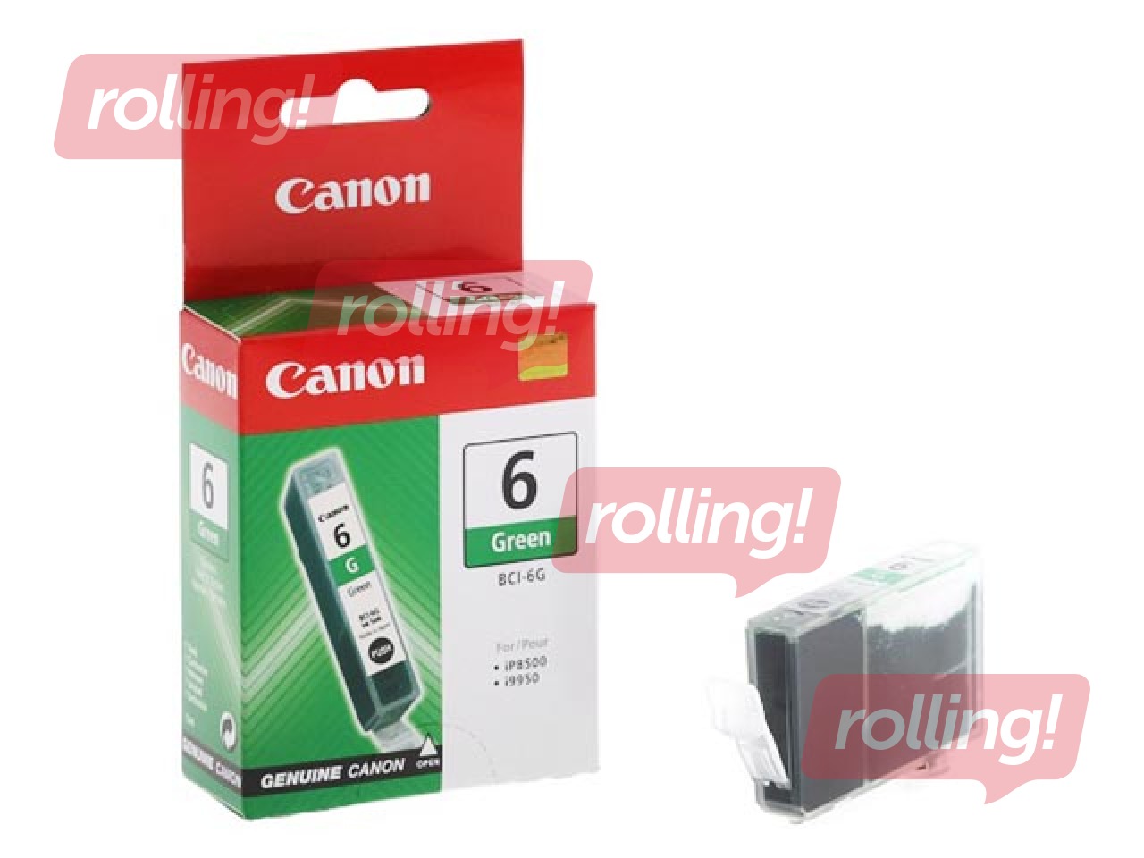 Tintes kasete Canon BCI-6, zaļa, 13ml