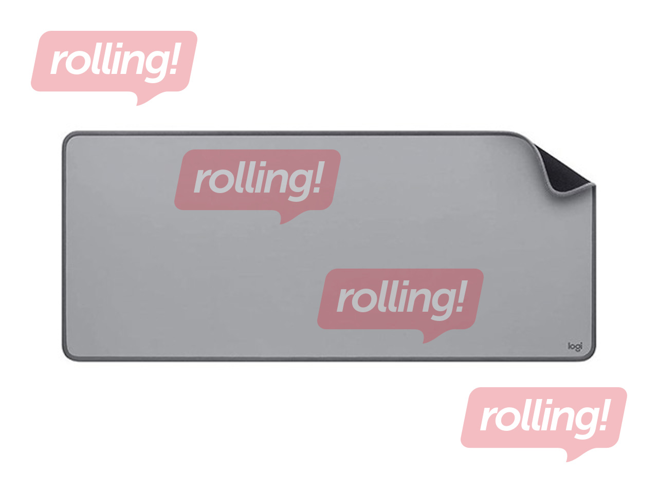 Desk mat, Logitech, Desk Mat Studio, Grey, 700x300x2mm