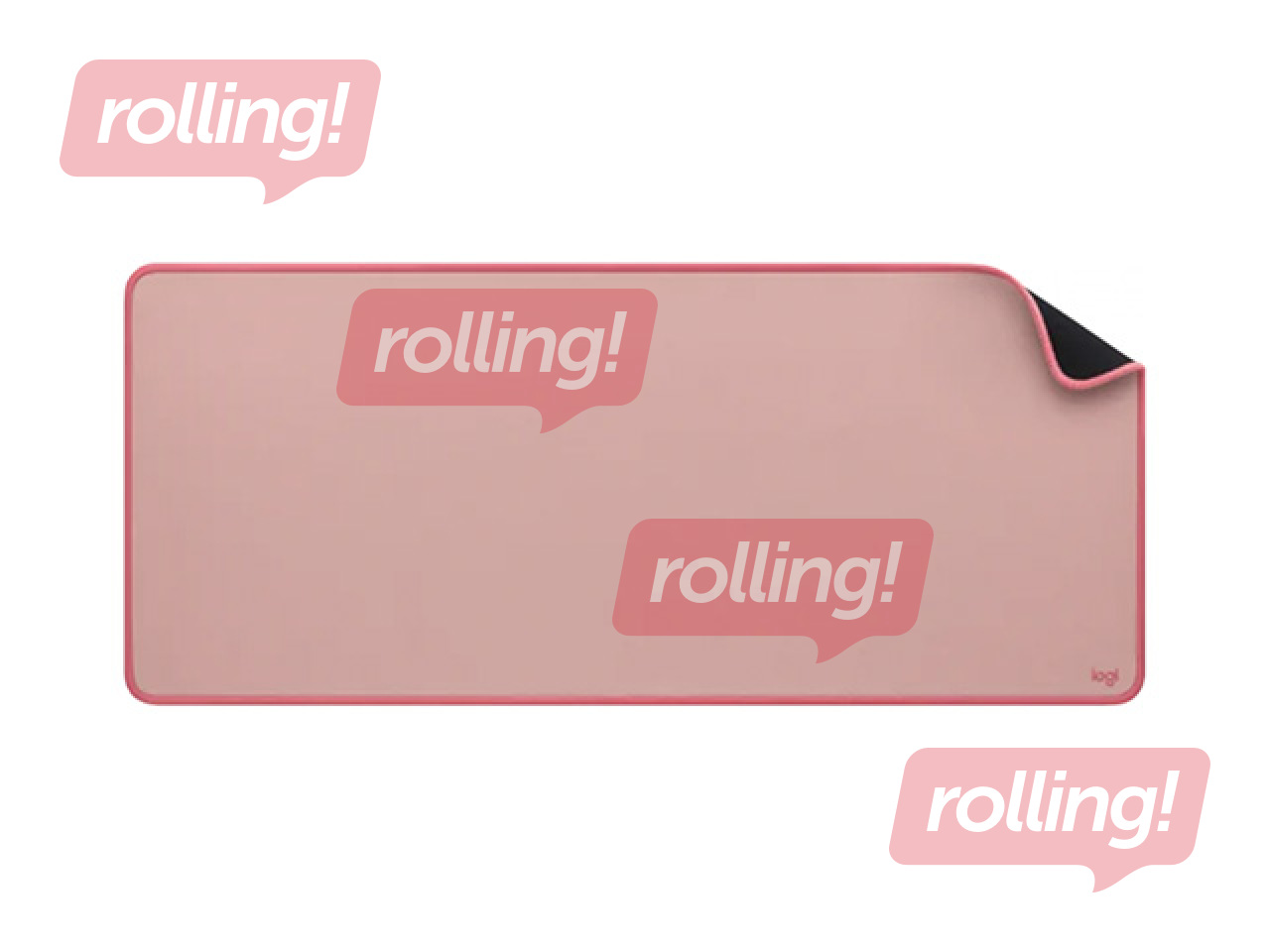 Lauamatt, Logitech, Desk Mat Studio, tumeroosa, 700x300x2mm