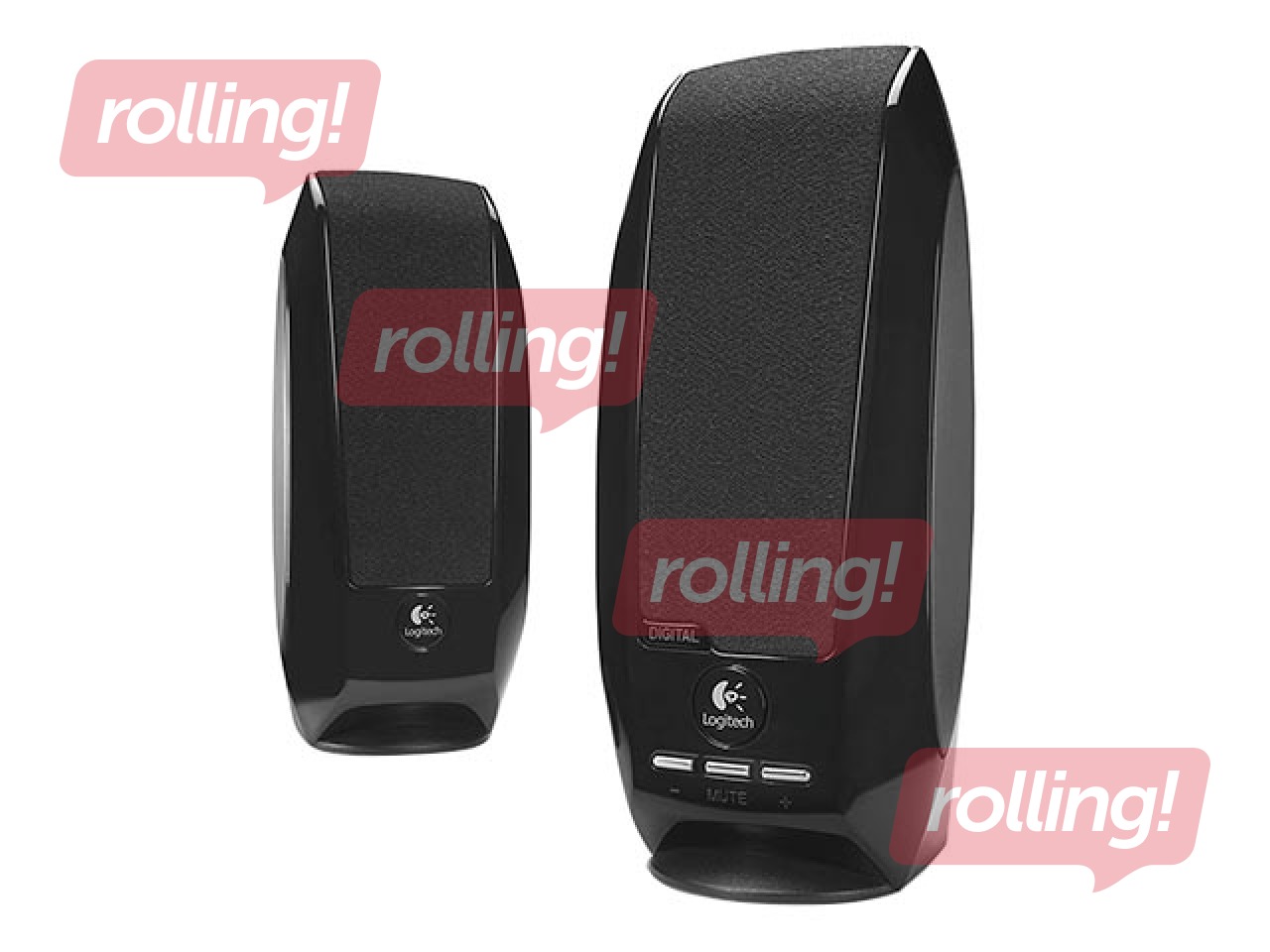 Skaļruņi Logitech S150 2.0, Melni, USB