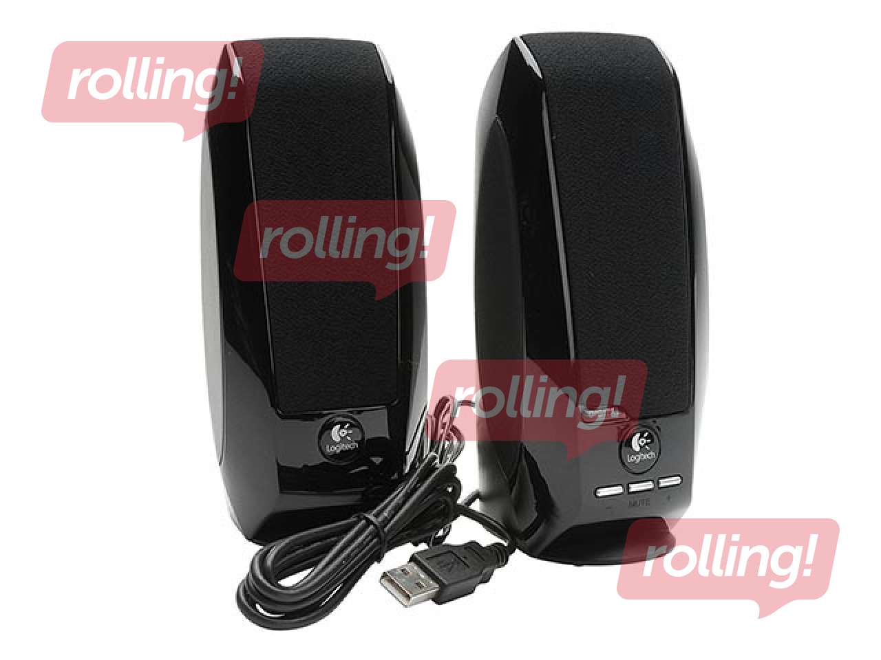Skaļruņi Logitech S150 2.0, Melni, USB