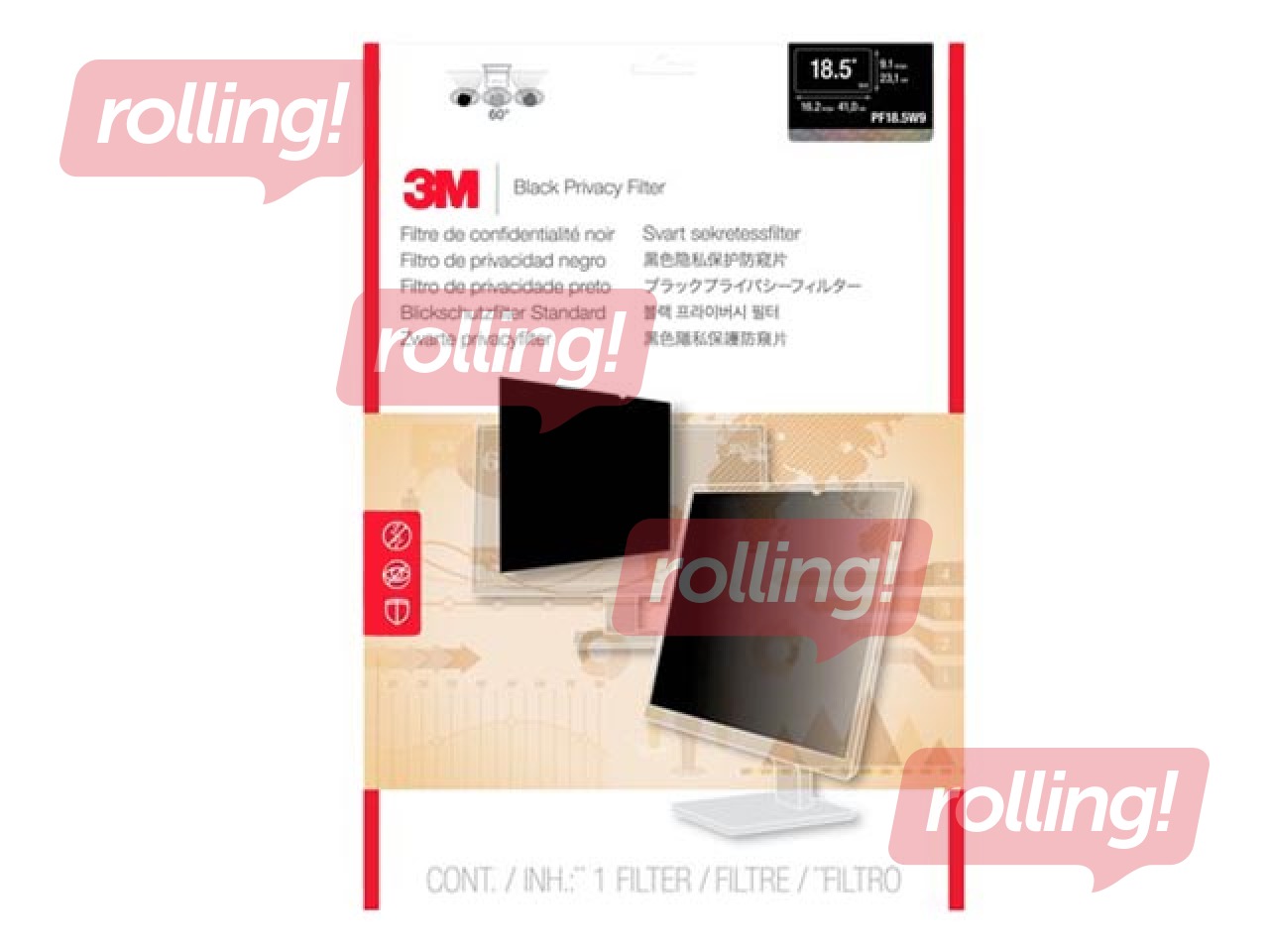 3M Privacy filter 18,5