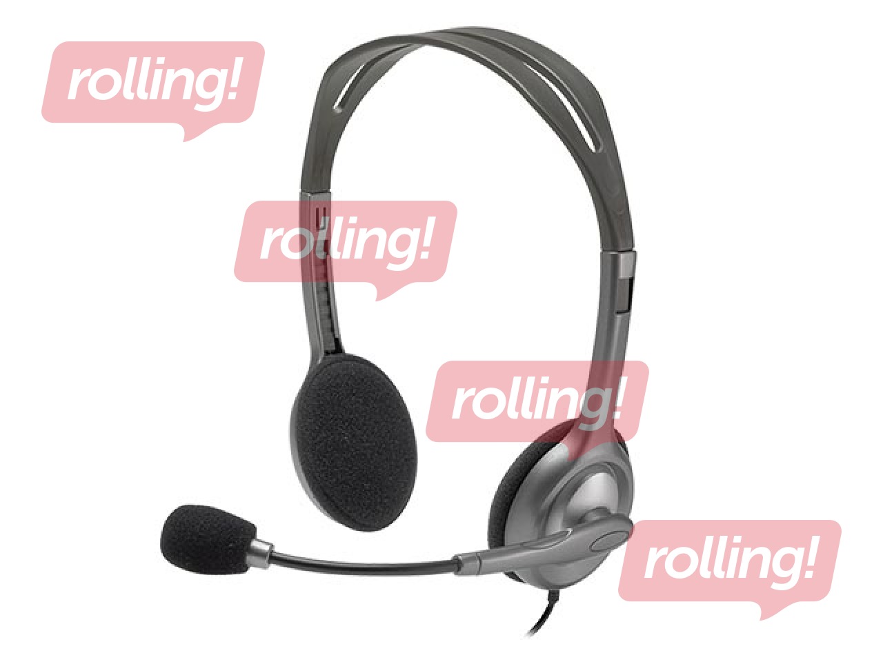 Austiņas ar mikrofonu Logitech H110