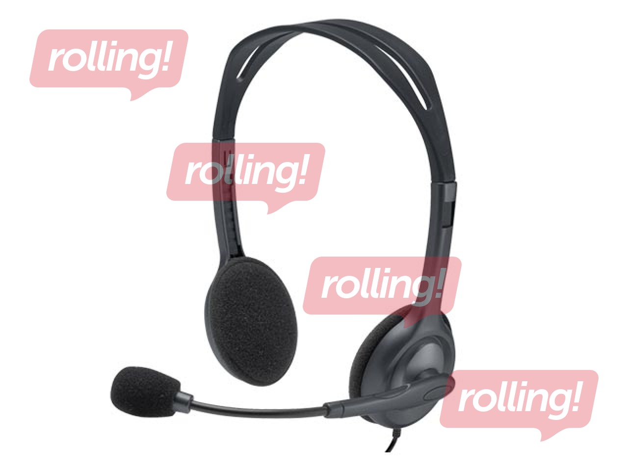 Austiņas ar mikrofonu Logitech H111