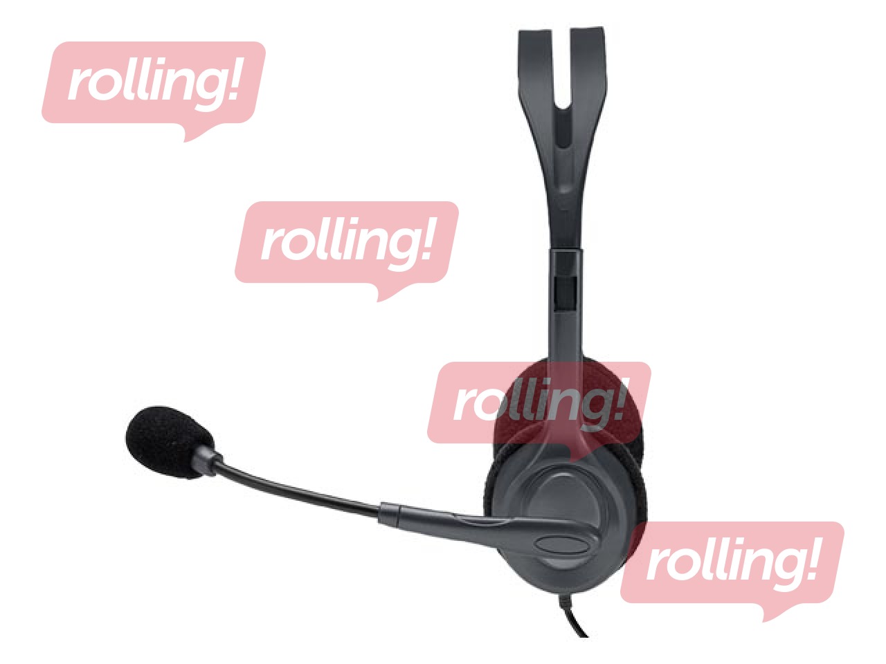 Austiņas ar mikrofonu Logitech H111