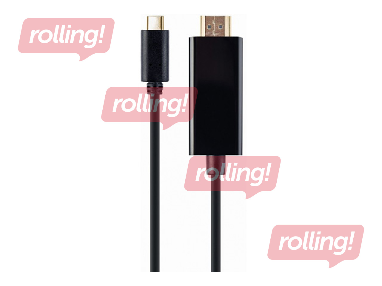 Kabelis Gembird USB Type-C Male - HDMI Male, 4K@30Hz, melns, 2m