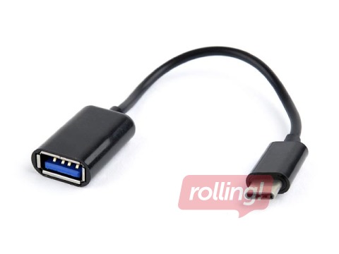 Gembird OTG USB Type C Male - USB Female 0.2m Black