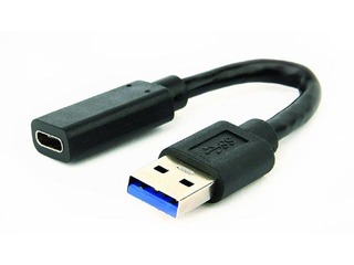 Adapteris Gembird USB Male - USB Type C Female 0.1m Black