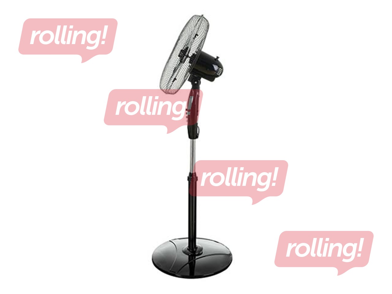 Stand fan Adler AD 7323b, 40cm, 45w, black