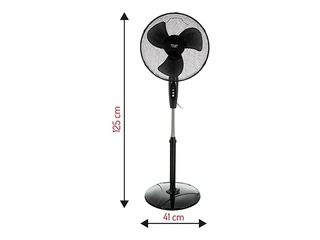 Stand fan Adler AD 7323b, 40cm, 45w, black