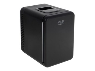 Fridge mini Adler, black, h-27 cm, 4l