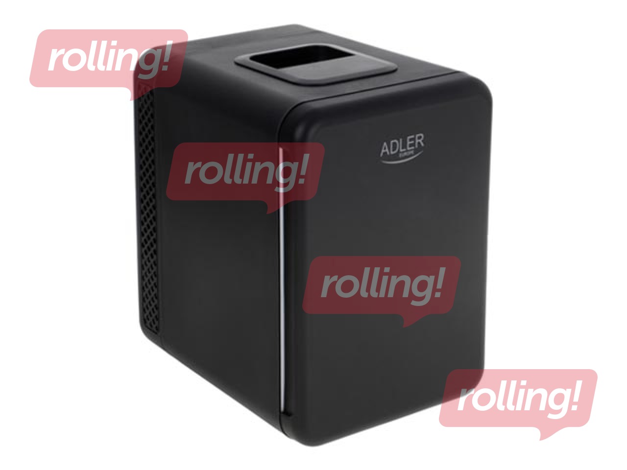 Ledusskapis mini Adler, melns, h-27cm, 4l