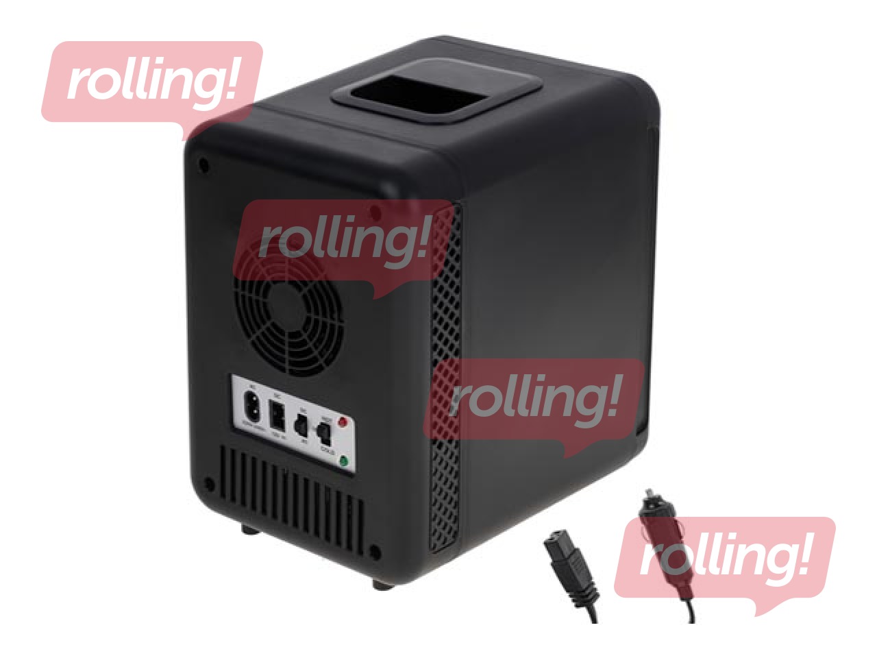 Ledusskapis mini Adler, melns, h-27cm, 4l