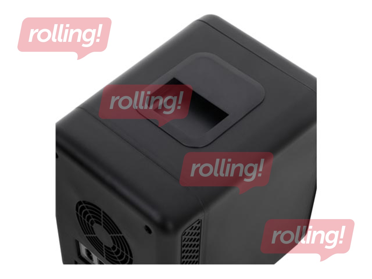 Ledusskapis mini Adler, melns, h-27cm, 4l