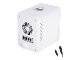 Ledusskapis mini Adler 8085 ar spoguļdurvīm, balts, h-27cm, 4l