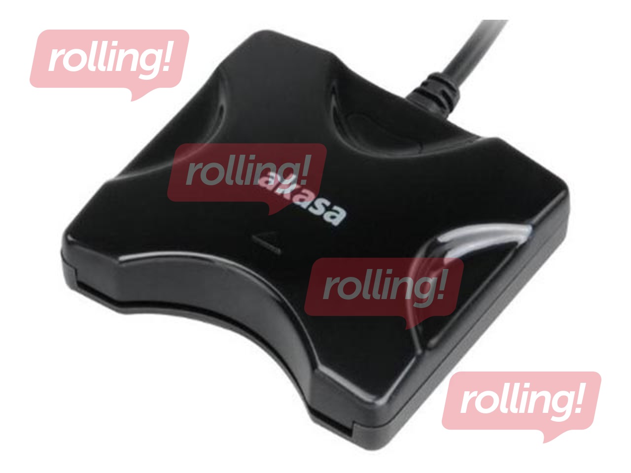 Viedkaršu lasītājs ar e-paraksta atbalstu Akasa AK-CR-03BK